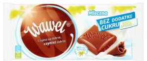 czekolada mleczna bez cukru