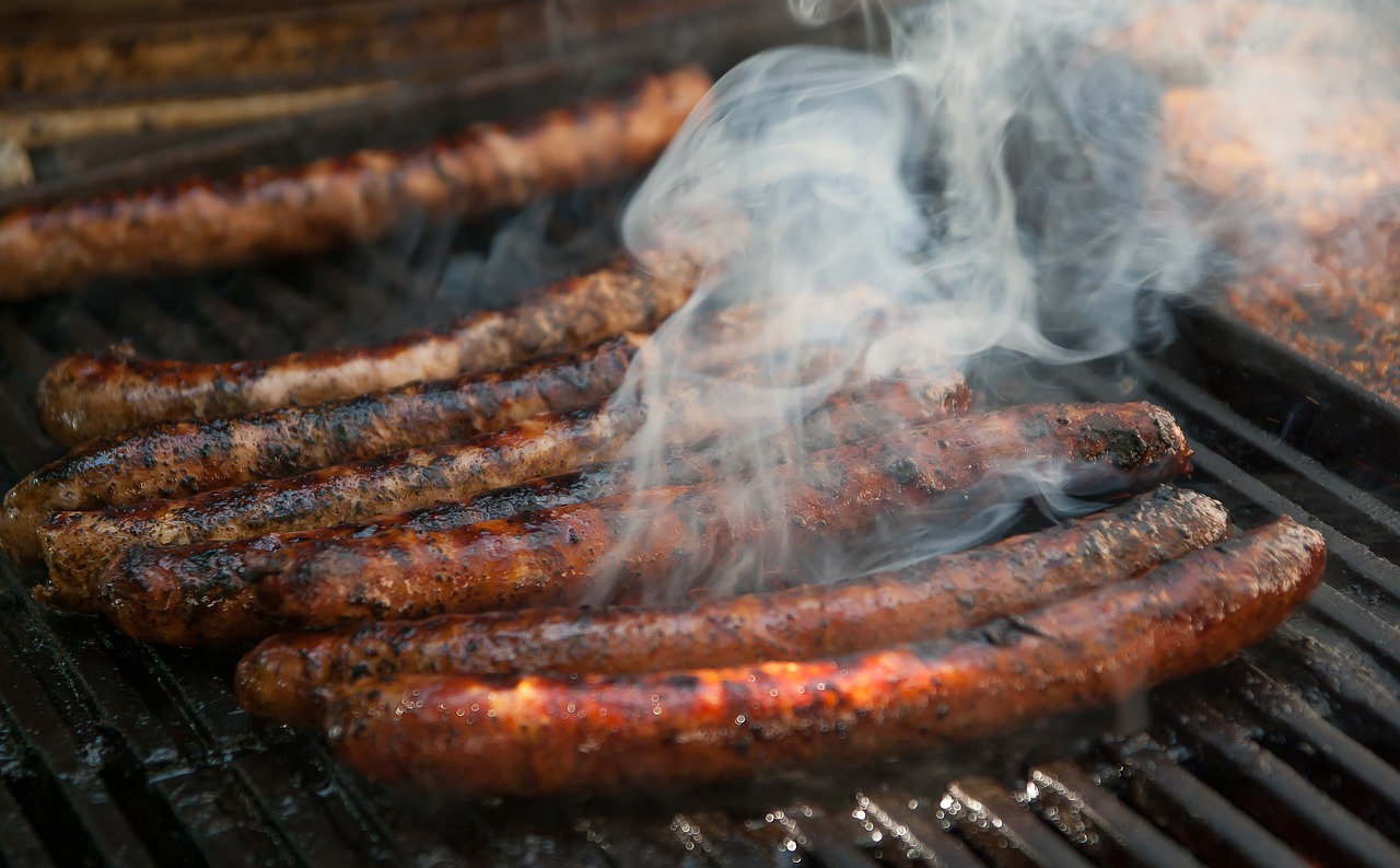 grillowanie kiełbasek