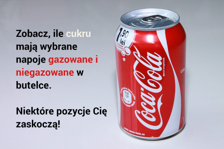 napoje zawartość cukru