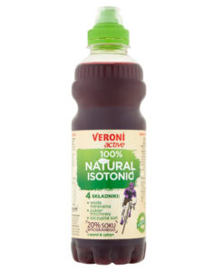 VERONI ACTIVE 100% Natural Isotonic Napój izotoniczny niegazowany aroniowo-cytrynowy