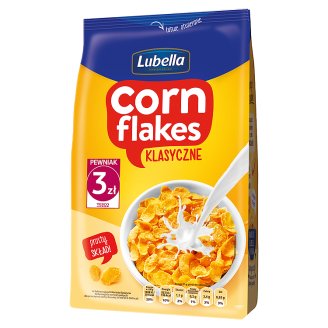 Lubella Corn Flakes Klasyczne Płatki kukurydziane 300 g