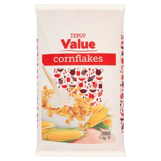 Tesco Value Płatki kukurydziane 1 kg