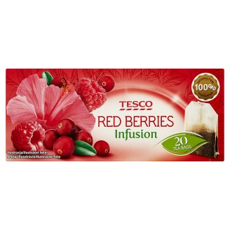 Tesco Red Berries Infusion Herbatka owocowa