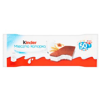 kinder mleczna kanapka