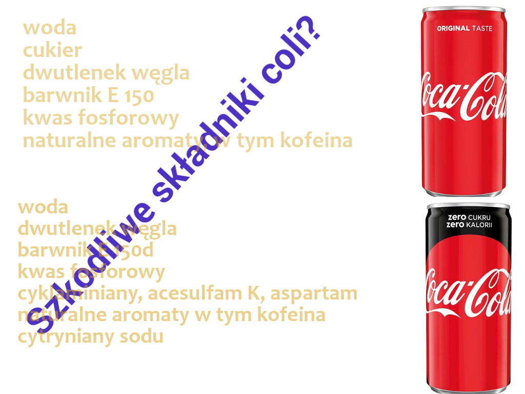 składniki coli