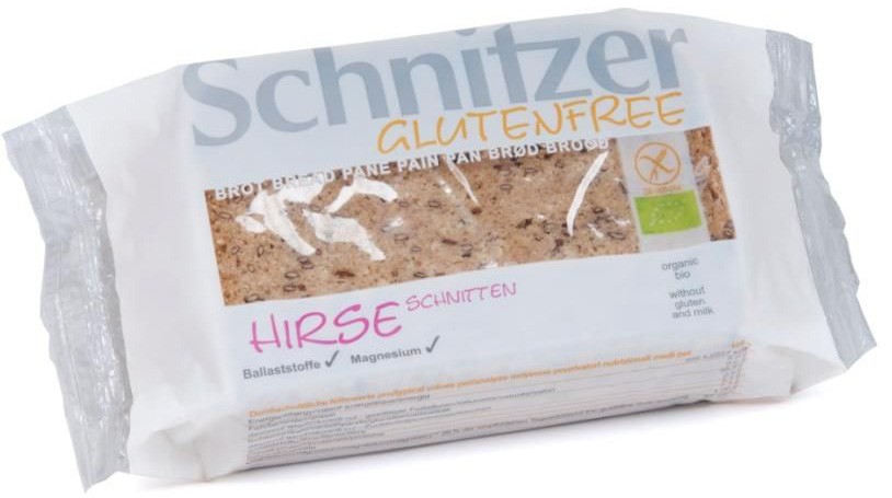 CHLEB Z PROSA BEZGLUTENOWY BIO 250 g - SCHNITZER