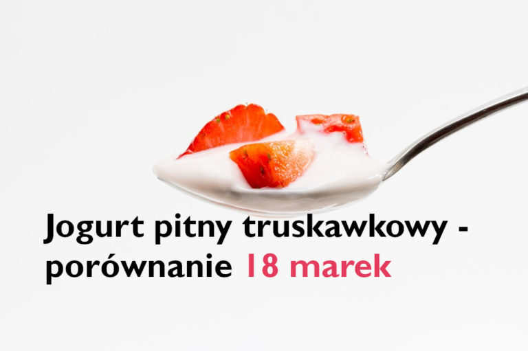 jogurt pitny truskawkowy