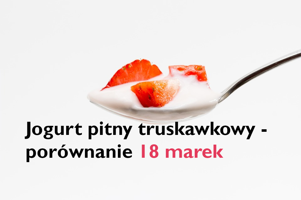 jogurt pitny truskawkowy