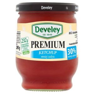 Develey Ketchup Premium Mniej Cukrów