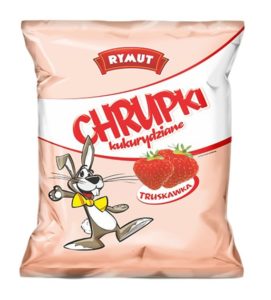 Chrupki kukurydziane o smaku truskawkowym Rymut 40g