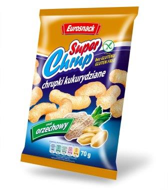 Super Chrup Chrupki kukurydziane smak orzechowy 70 g