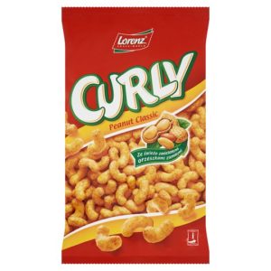 Curly Chrupki kukurydziane ze zmielonymi orzeszkami ziemnymi 120 g
