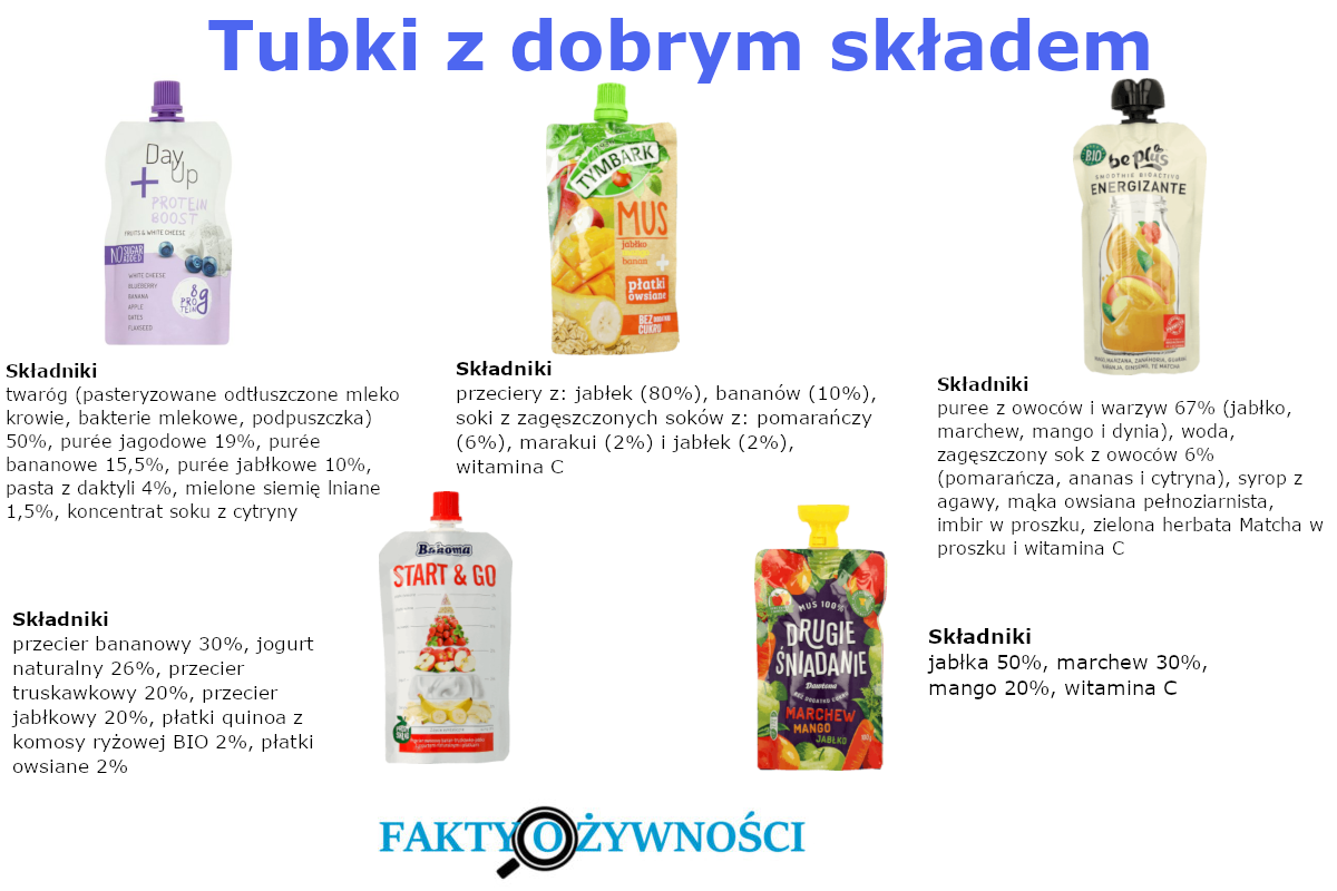 tubki z dobrym składem