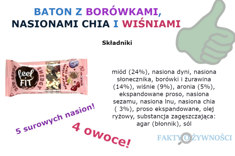 BATON FEEL FIT Z OWOCAMI RAW ENERGY