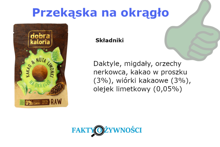 DOBRA KALORIA – PRZEKĄSKA NA OKRĄGŁO LIMETKA