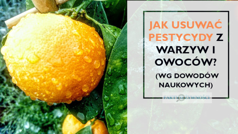 jak myć owoce i warzywa