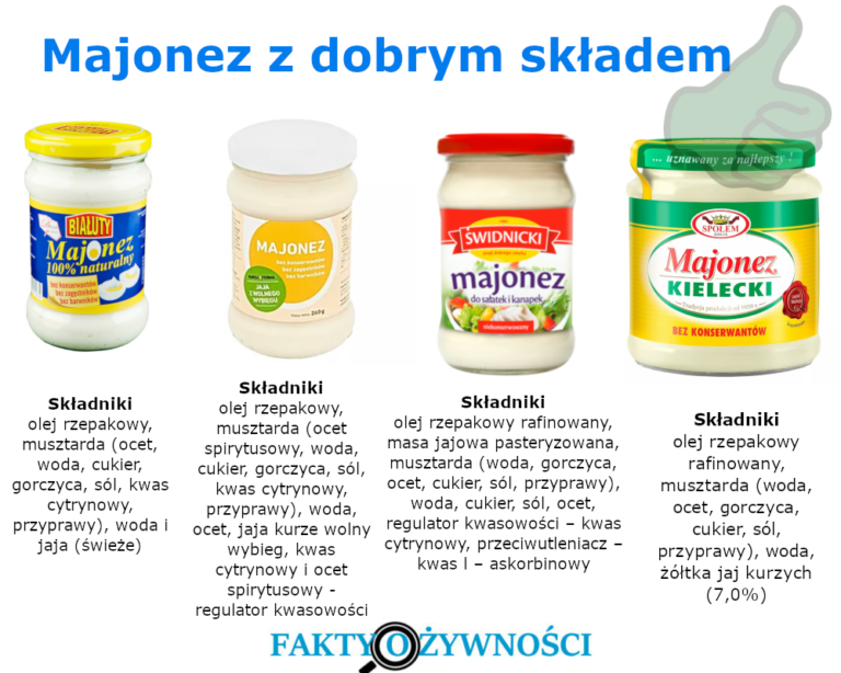 MAJONEZ Z DOBRYM SKŁADEM