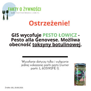 pesto Łowicz wycofane