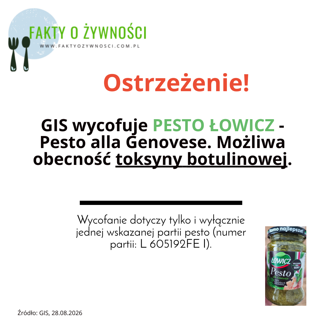 pesto Łowicz wycofane