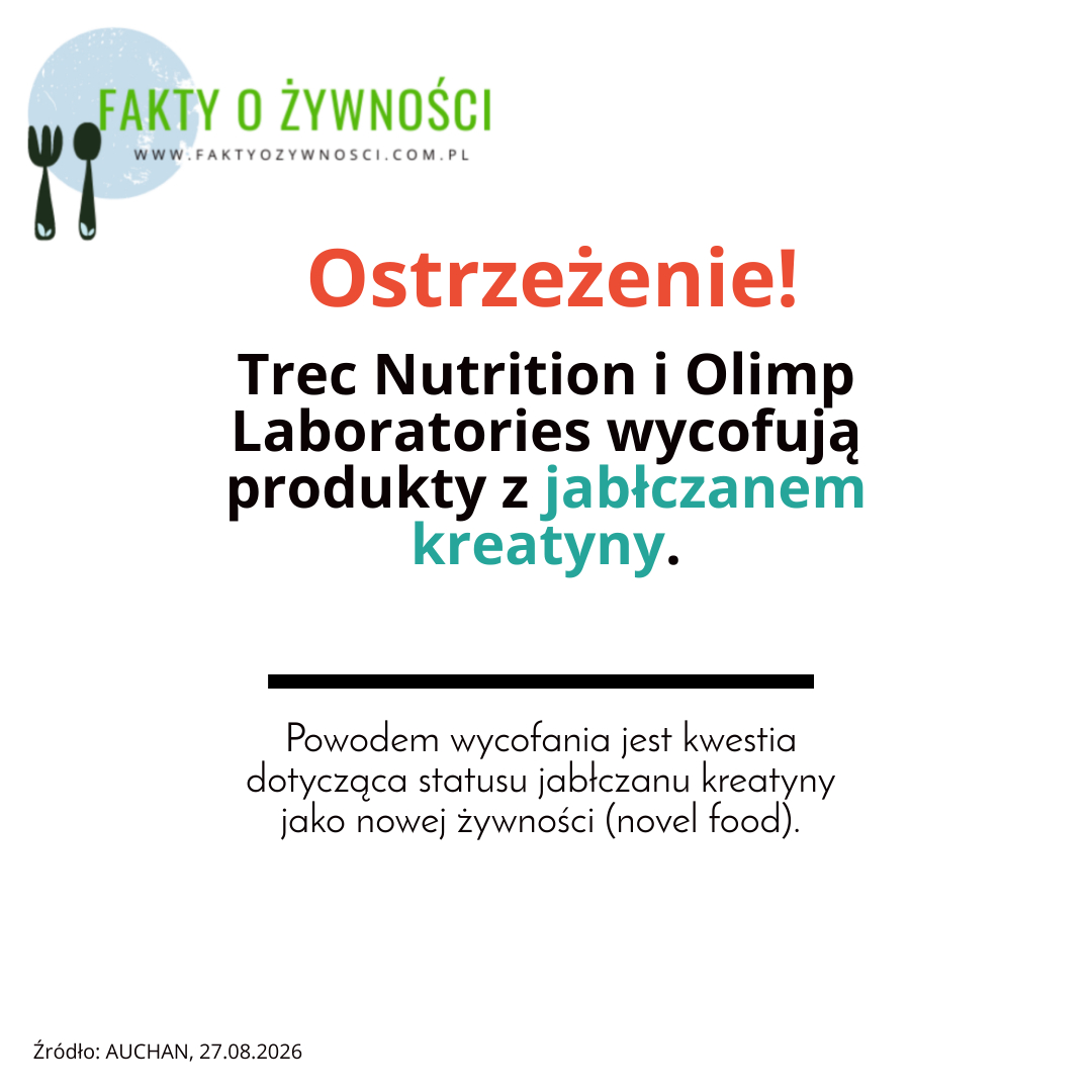 wycofanie suplementu diety
