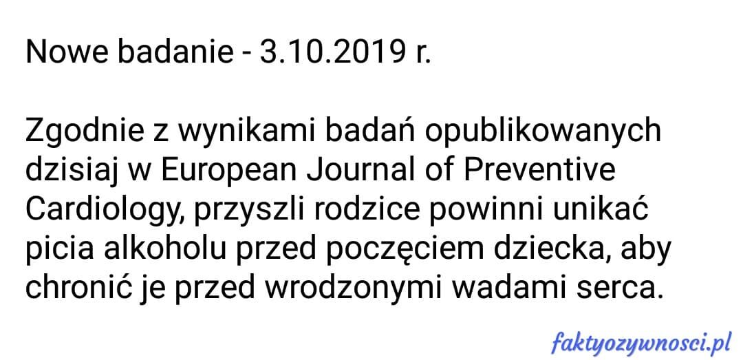PRZYSZLI OJCOWIE POWINNI UNIKAĆ ALKOHOLU NA 6 MIESIĘCY PRZED POCZĘCIEM PRZYSZLI OJCOWIE POWINNI UNIKAĆ ALKOHOLU NA 6 MIESIĘCY PRZED POCZĘCIEM