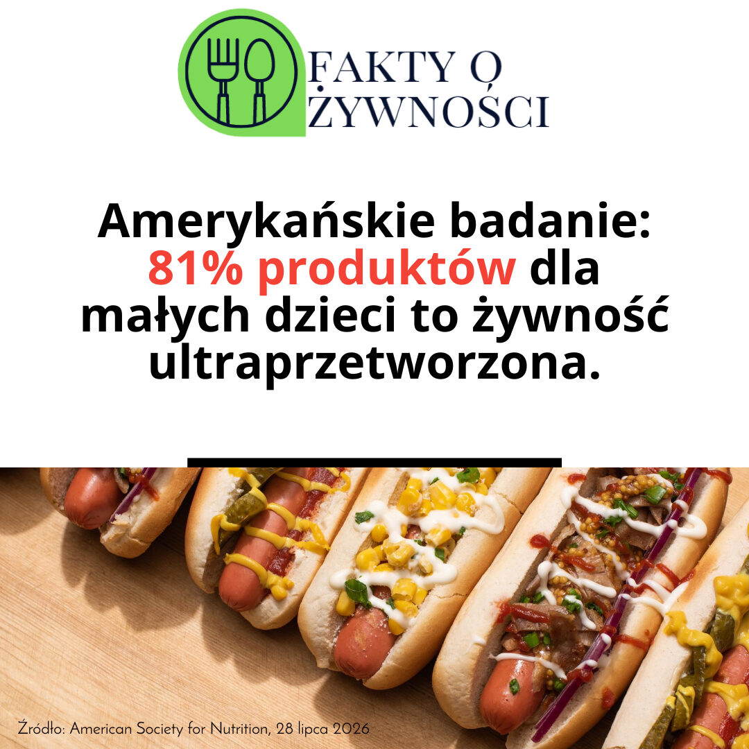 Większość żywności dla małych dzieci jest ultraprzetworzona. Niepokojące wyniki badań Większość żywności dla małych dzieci jest ultraprzetworzona. Niepokojące wyniki badań